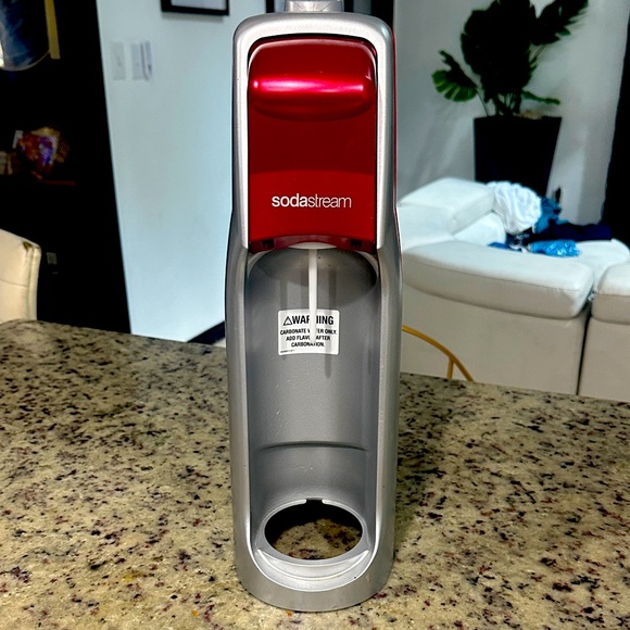 SodaStream Red and Silver Carbonator - Picture 1 of 3